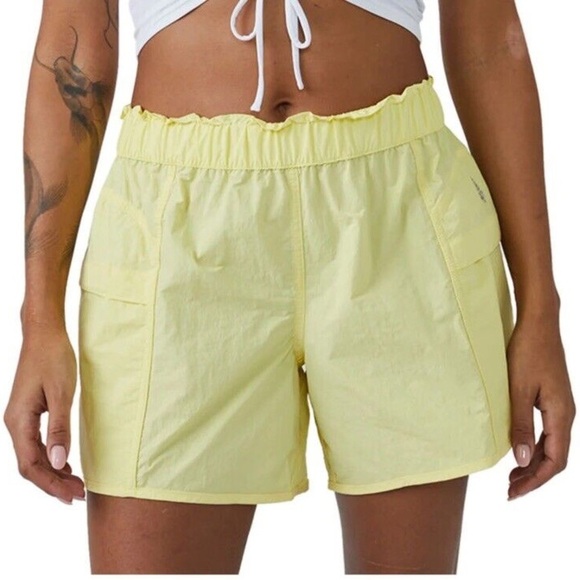 Yellow Women's Shorts free people - Picture 5 of 6